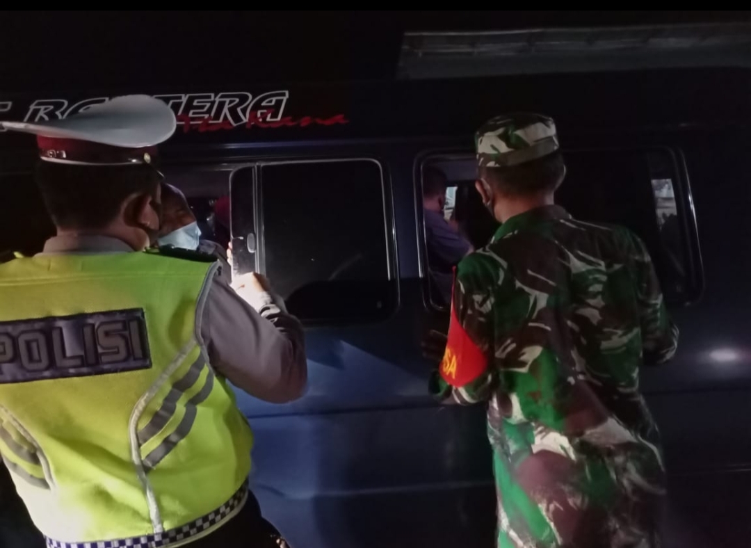 Larangan Mudik telah Berlaku, TNI/Polri  Perketat Pemeriksaan Kendaraan