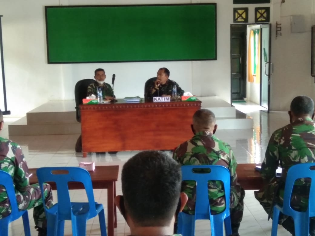 Kodim 0110/Abdya Terima Kunjungan WASEV TER Korem 012/TU