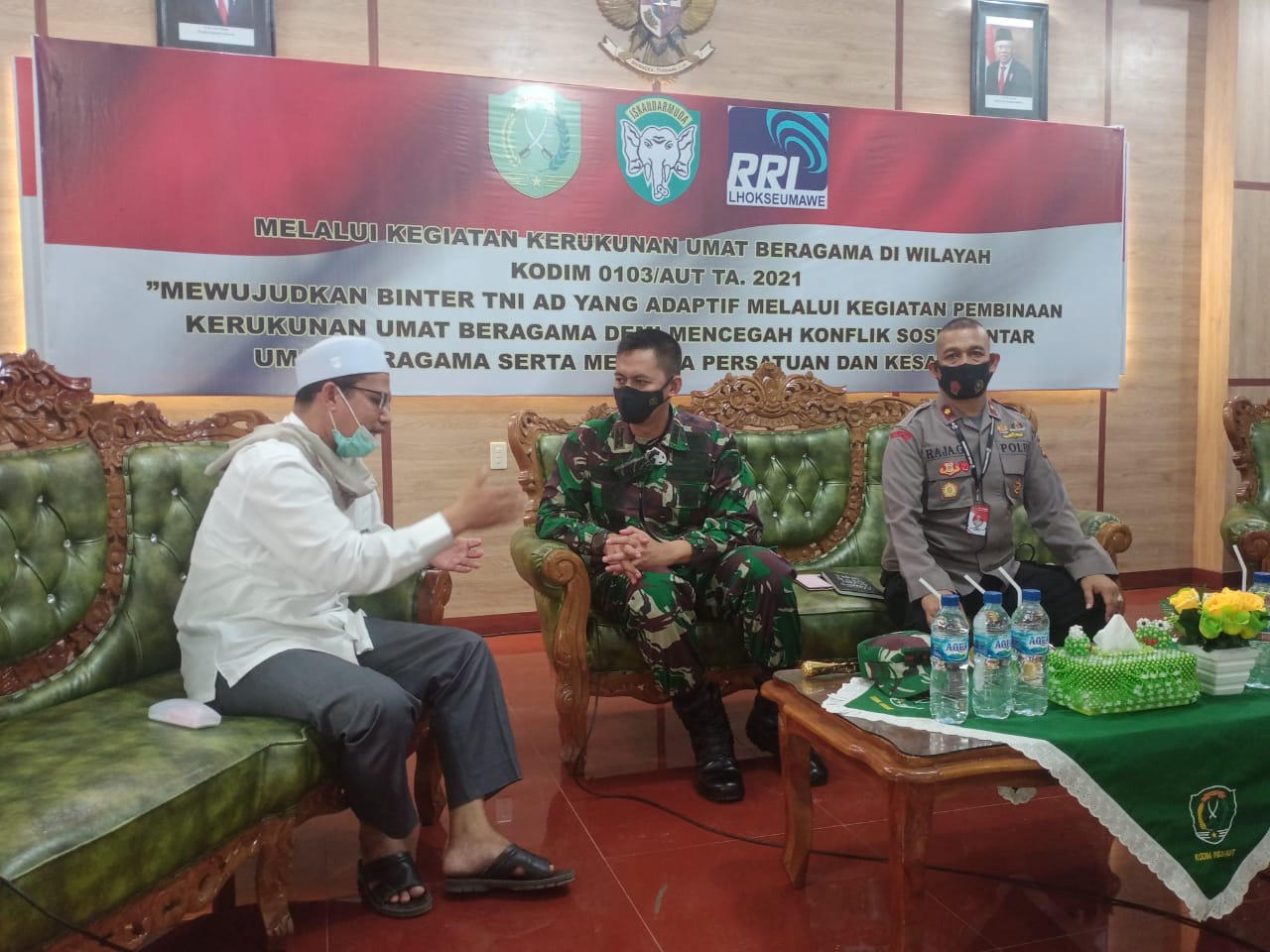 Dandim Aceh Utara: Kerukunan Beragama Menjadi Satu Wadah Bingkai NKRI