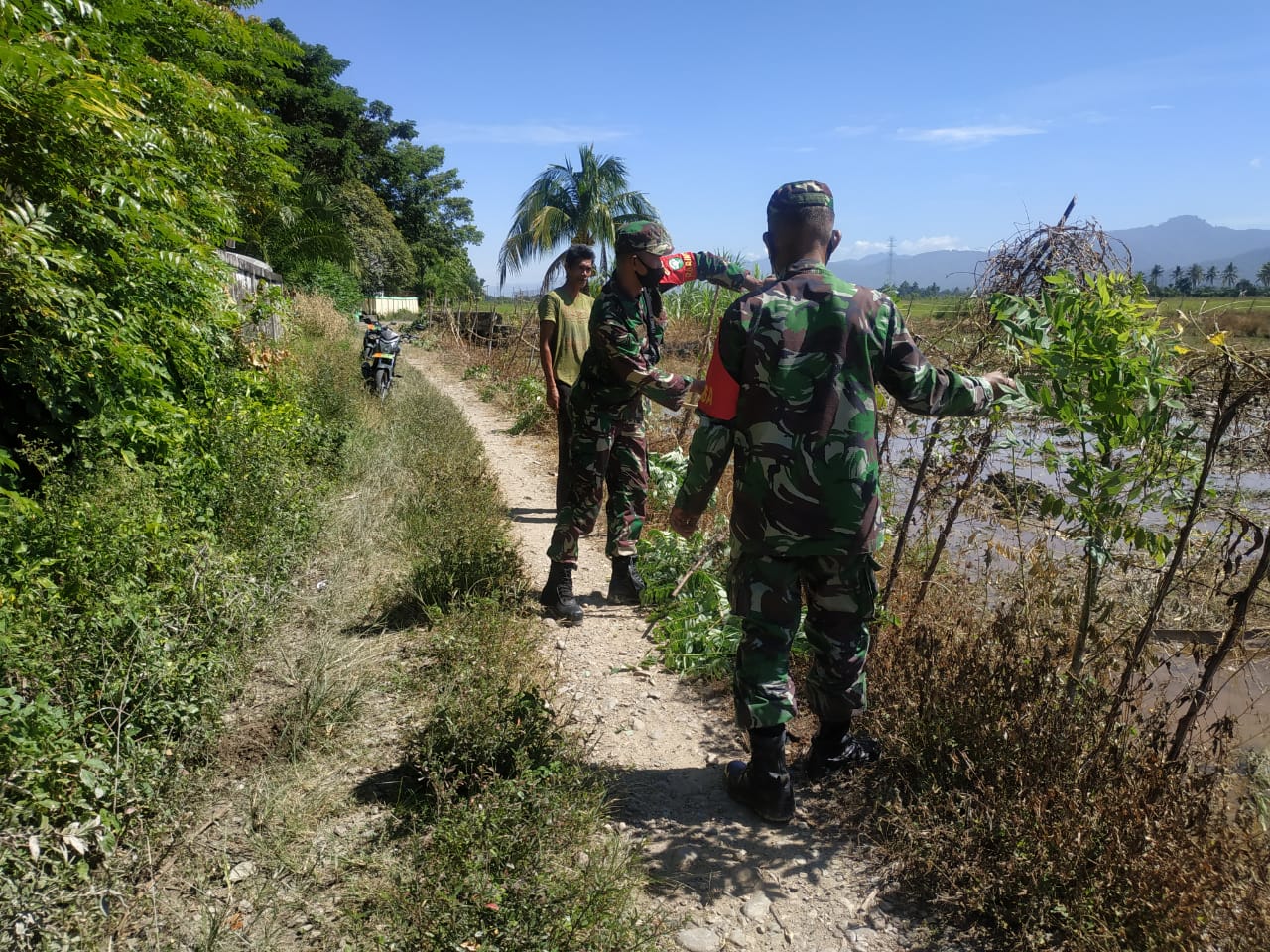 Bangun Perekonomian Warga, Babinsa Terus Melakukan Pendampingan Para Petani