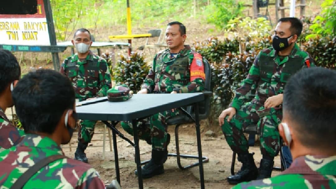 Menjelang Idul Fitri 1442 H, Danrem 012/TU Kunjungi Satgas Pam Pulau Rondo