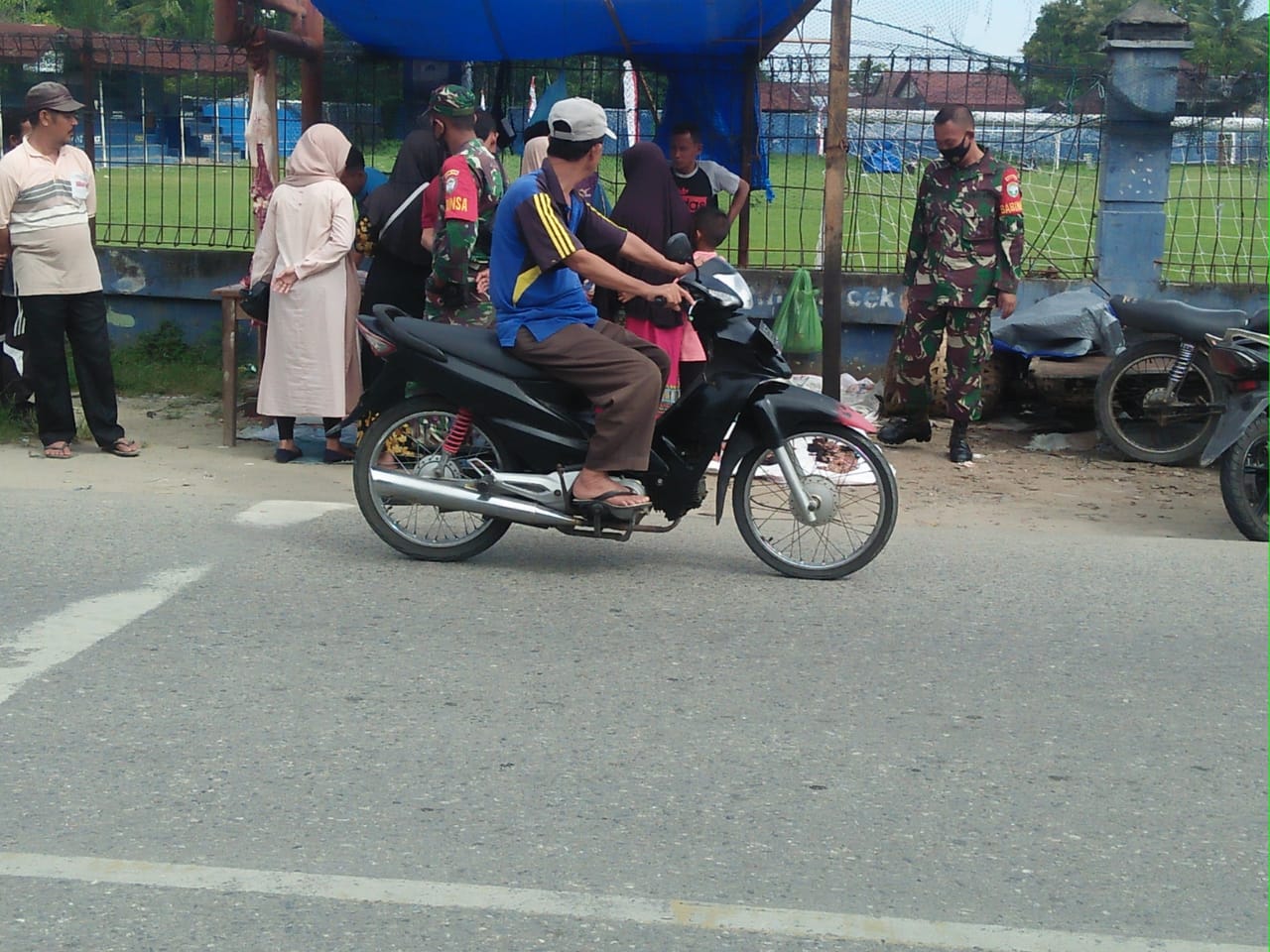 Antisipasi Lonjakan Harga Daging Dihari Meugang Babinsa Cek Kelapangan