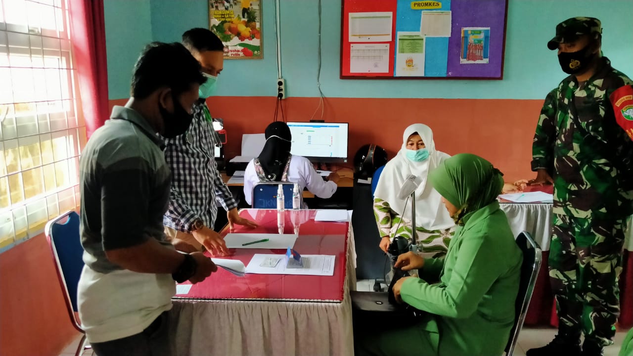 Virus Mewabah, Persit KCK Cabang XXXII Abdya Menerima Suntik Vaksin Tahap II