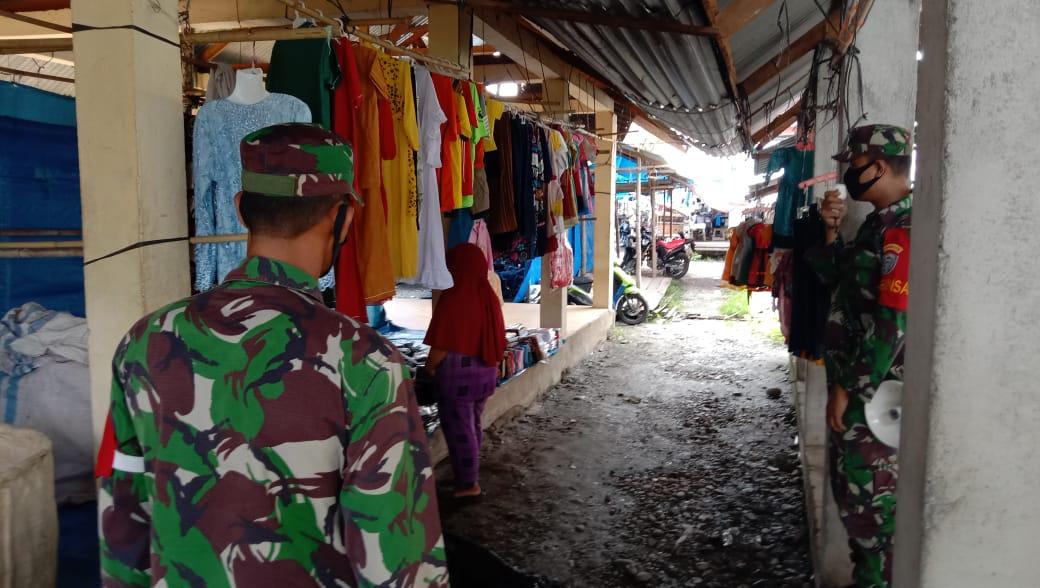 Personel Kodim Nagan Raya Sosialisasi Covid-19 secara terpadu