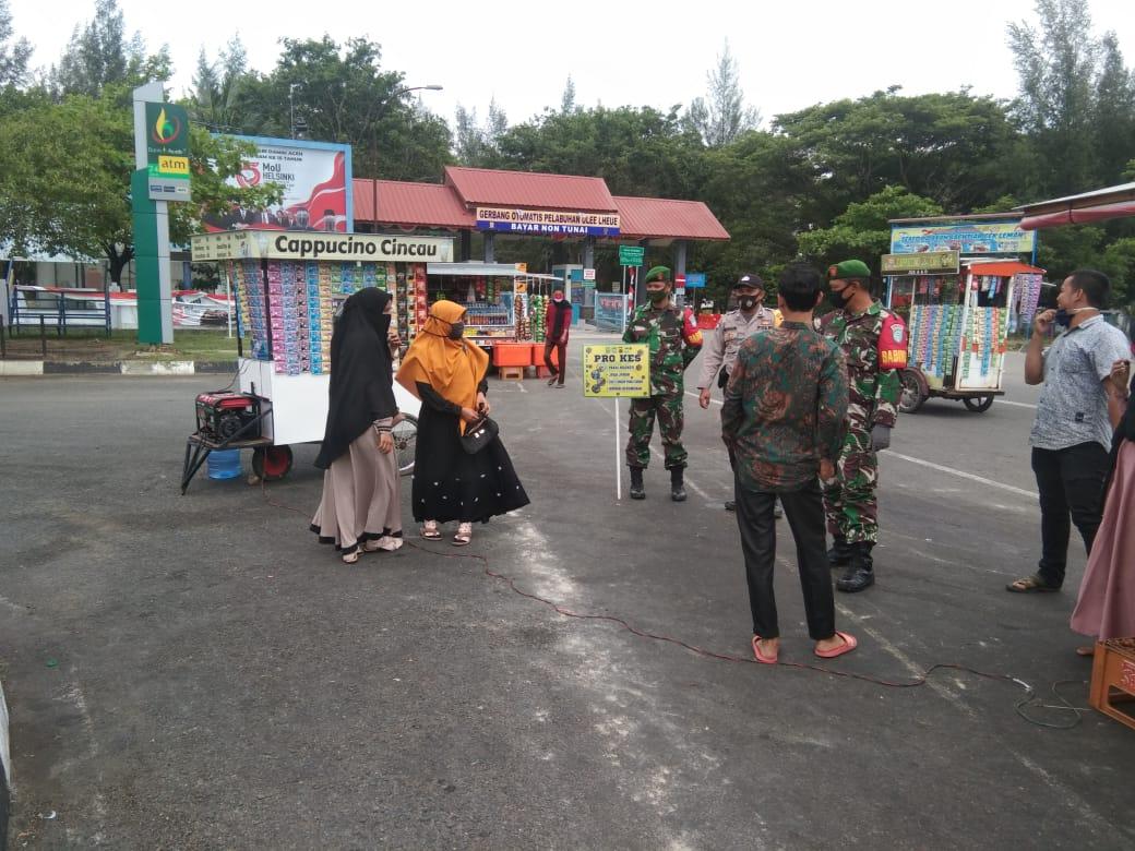 PPKMTingkat Kecamatan, tegakkan Protkes di Pelabuhan Ulee Lheu Kecamatan Meuraxa