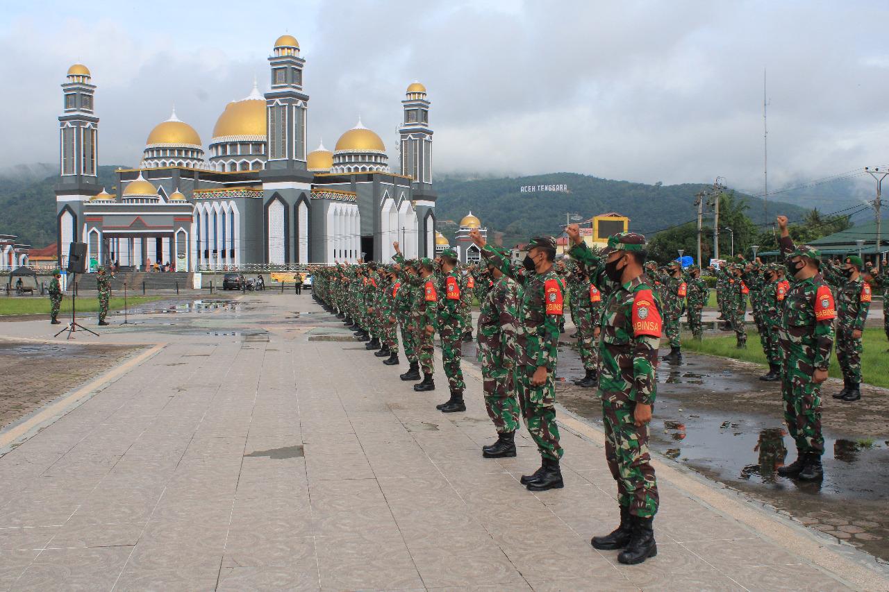 Ini Pesan Dandim saat Pimpin Apel Luar Biasa Jelang Pangamanan Lebaran