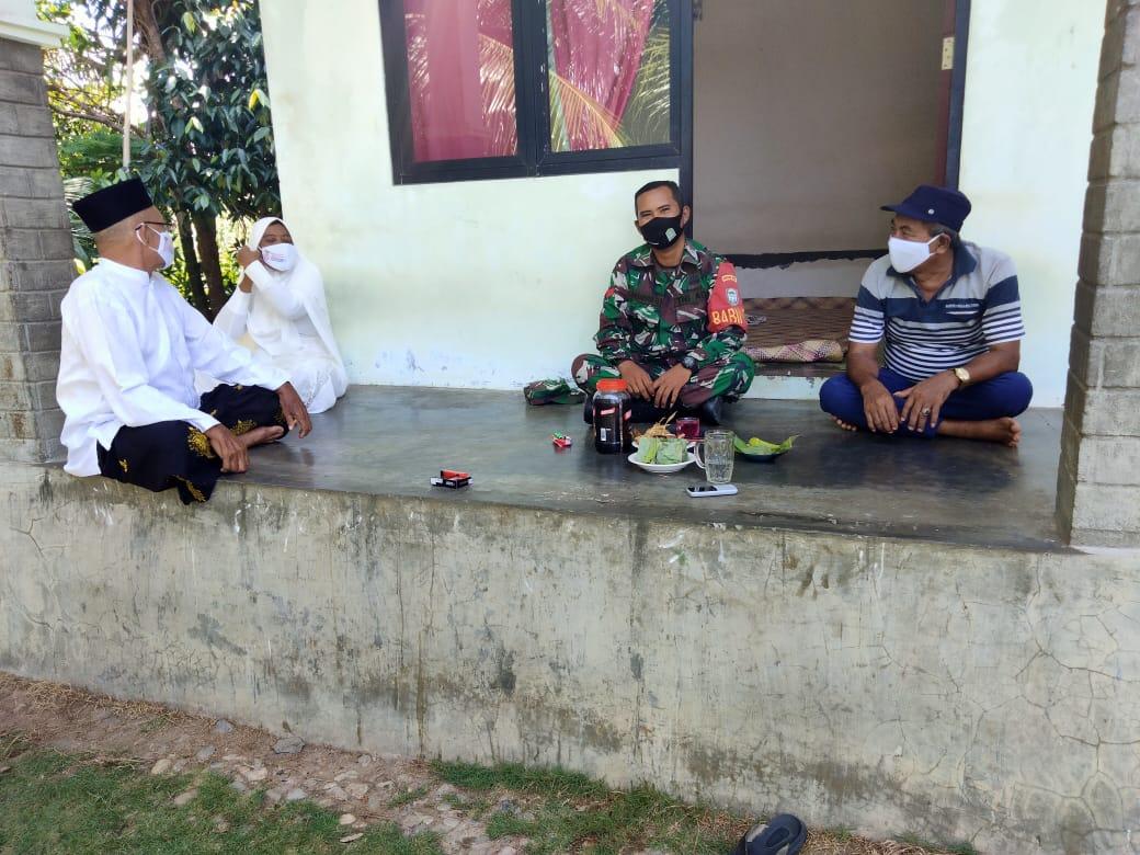 Koptu Ansaraya Ginting Melaksanakan Anjangsana Kerumah Tokoh Agama