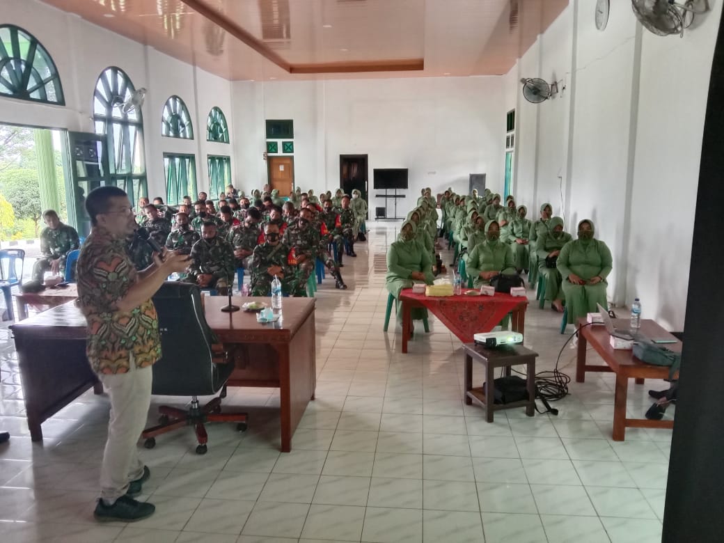 Personel Kodim 0110/Abdya dan Persit Ikuti Kegiatan Sosialisasi Bahaya Penyakit Jantung