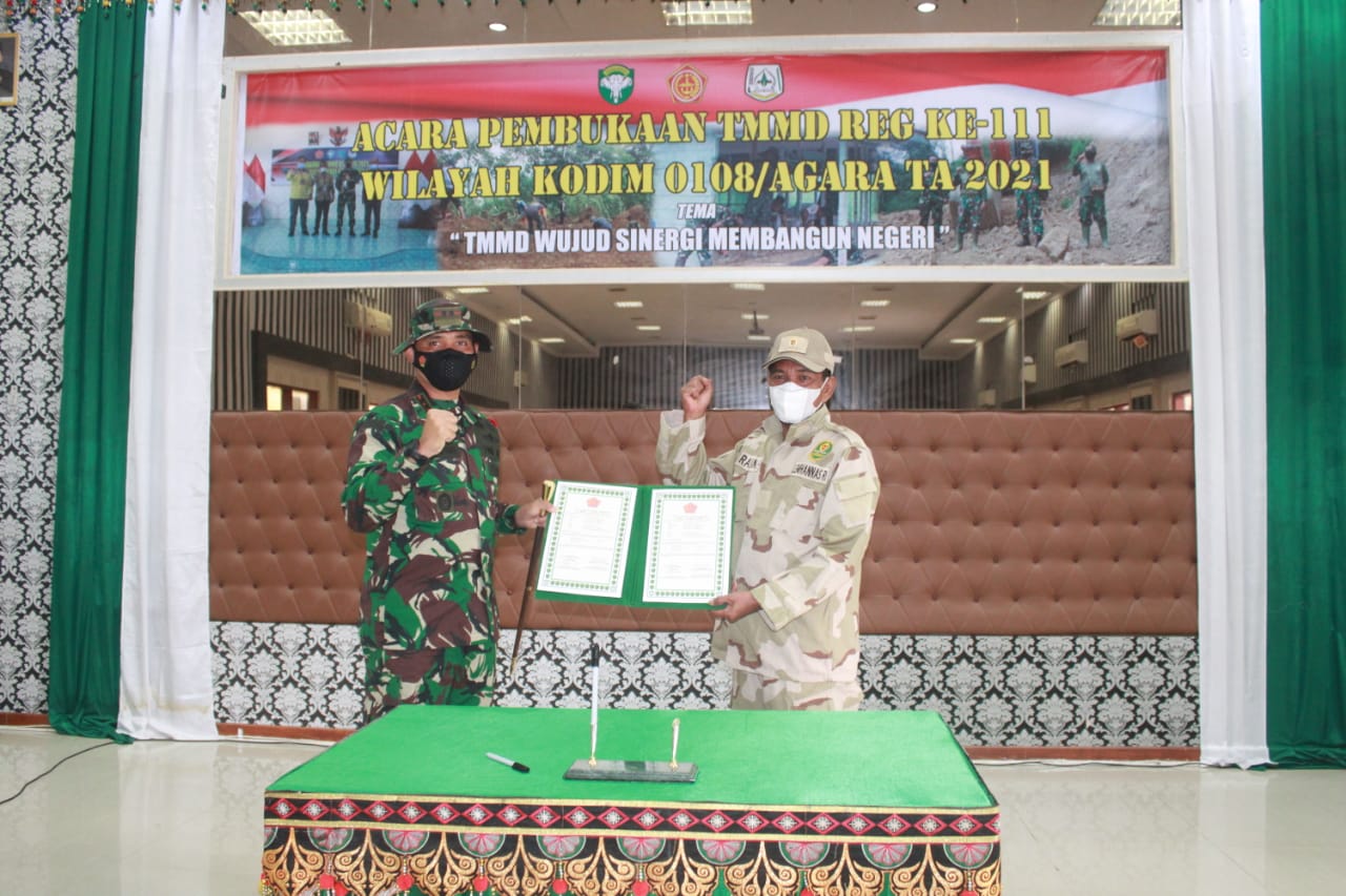 Kapendam IM: TMMD ke-111 Kodim 0108/Agara Dibuka Bupati Aceh Tenggara