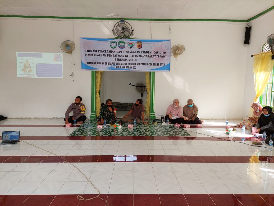 Unsur Muspika kecamatan Susoh, Sosialisasi Tentang PPKM MIKRO