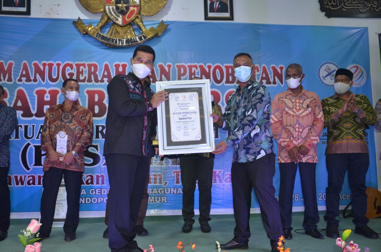 Terima Penghargaan Sahabat Pers, Begini Tanggapan Dandim 0104/Atim