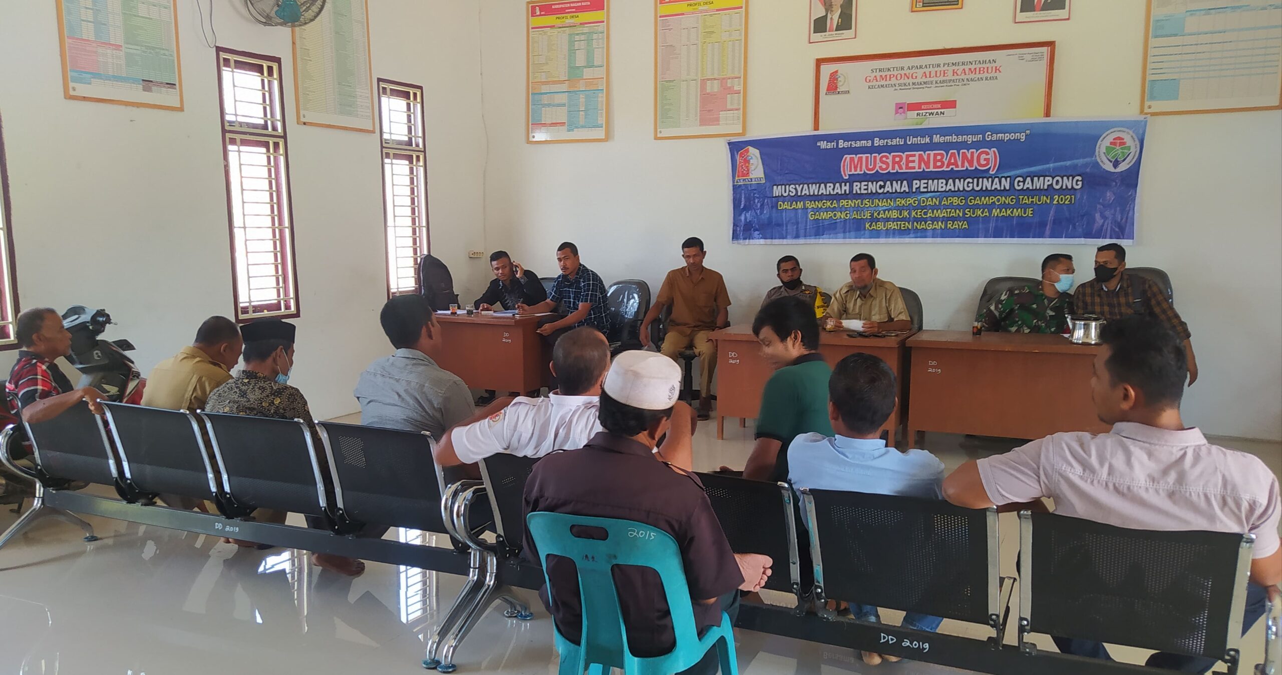 Sinergi Babinsa Dan Babinkamtibmas Hadiri Acara Musrenbang di Desa Binaan