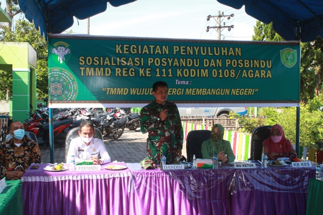 Dansatgas TMMD; Manfaatkan Pelayan Kesehatan untuk Masyarakat Umum