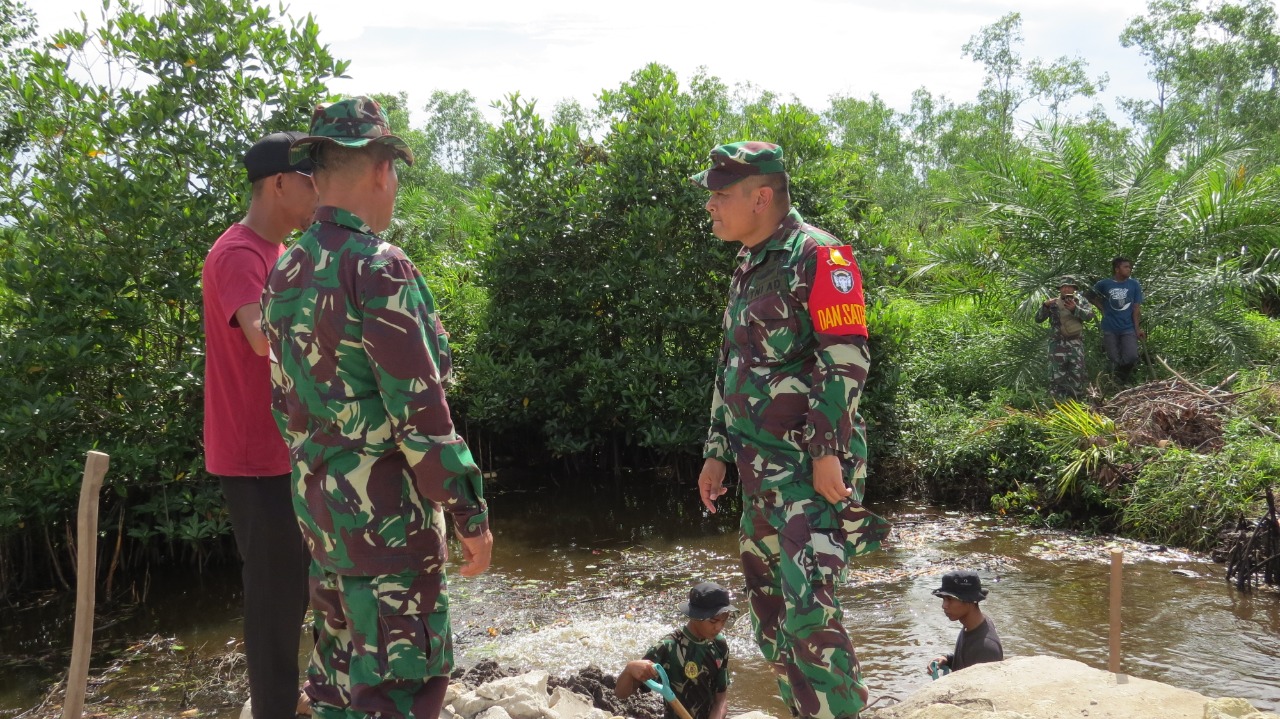 Tinjau Kemajuan TMMD ke-111, Dandim 0109/Aceh Singkil Turun ke Lokasi