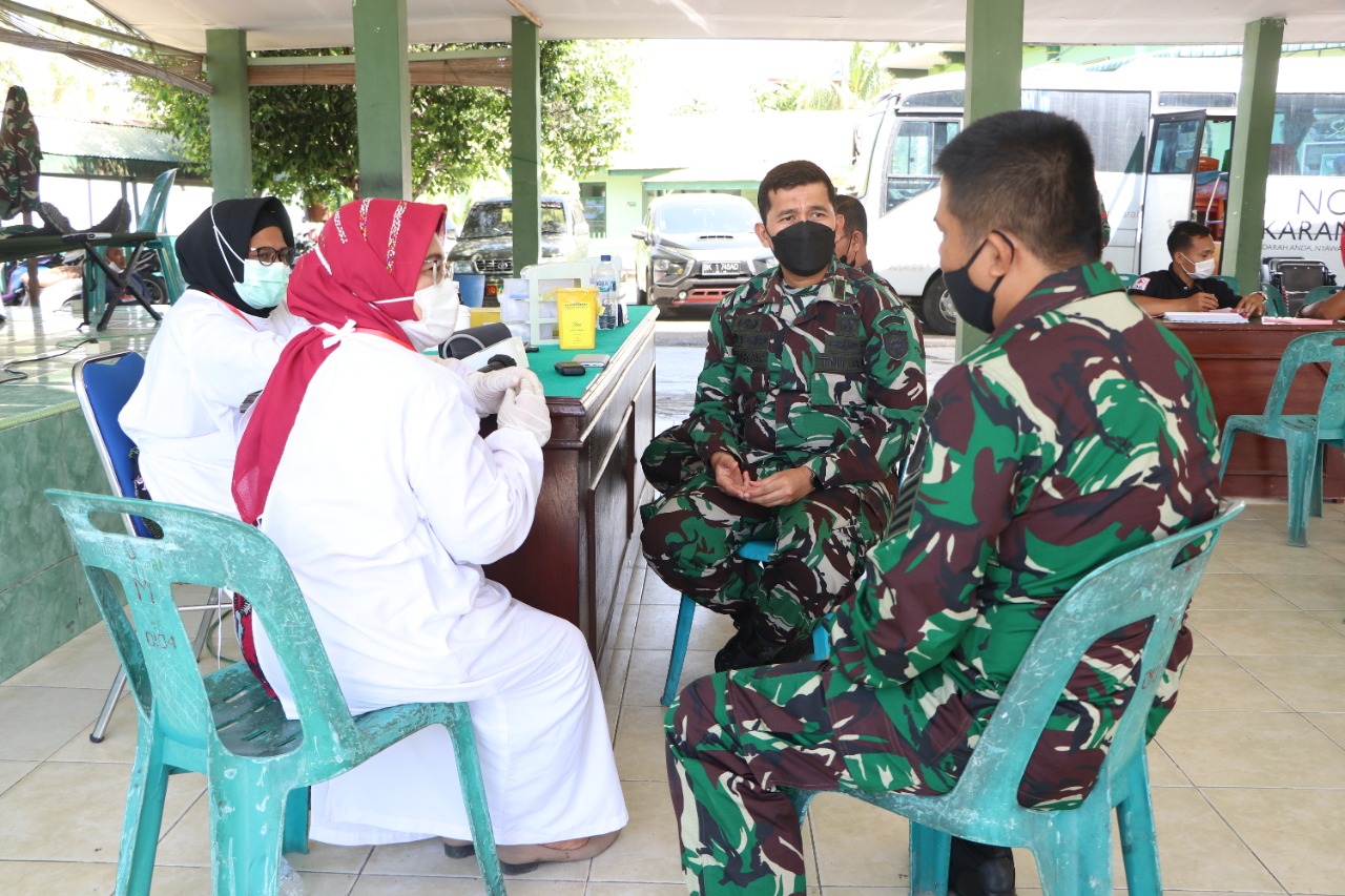Melalui Komsos Bersama Anggota PMI Kota Langsa, Dandim 0104/Atim Bakal Kembali Siapkan Pota bagi Penderita Thalasemia