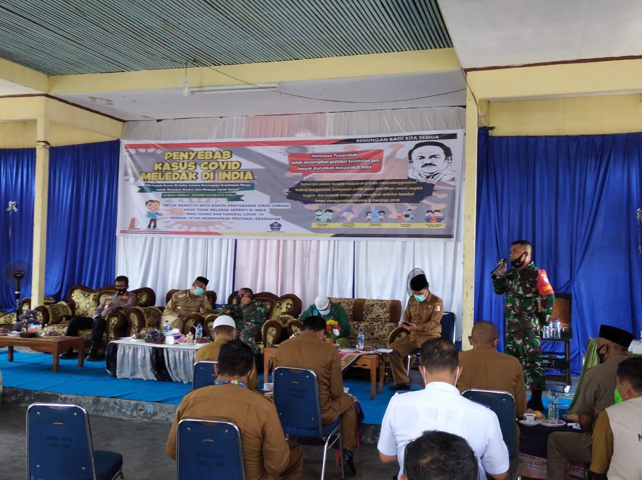 Kasus Covid Meningkat, Satgas Penanganan Covid19 Nagan Raya Gelar Rakor DiDarul Makmur