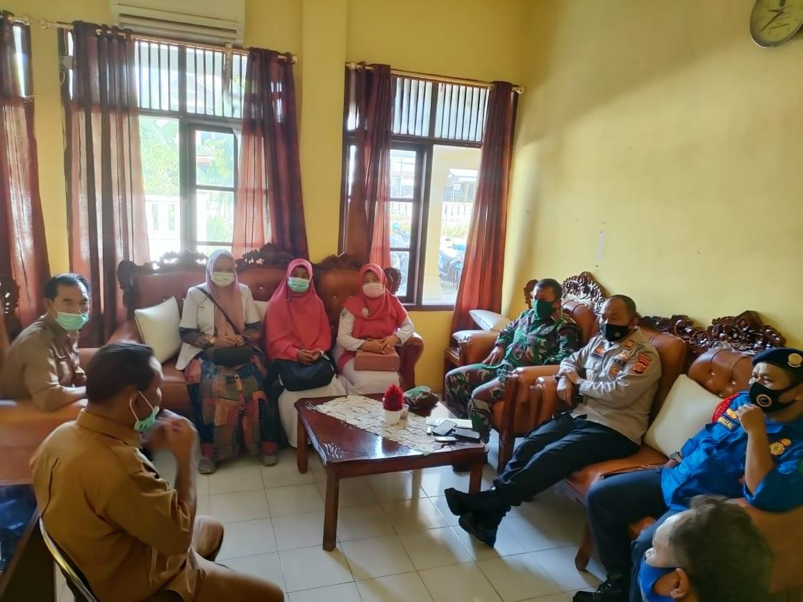 Muspika Sawang Laksanakan Rakor Perencanaan Vaksinasi Massal Bagi Pelayanan Publik dan Masyarakat