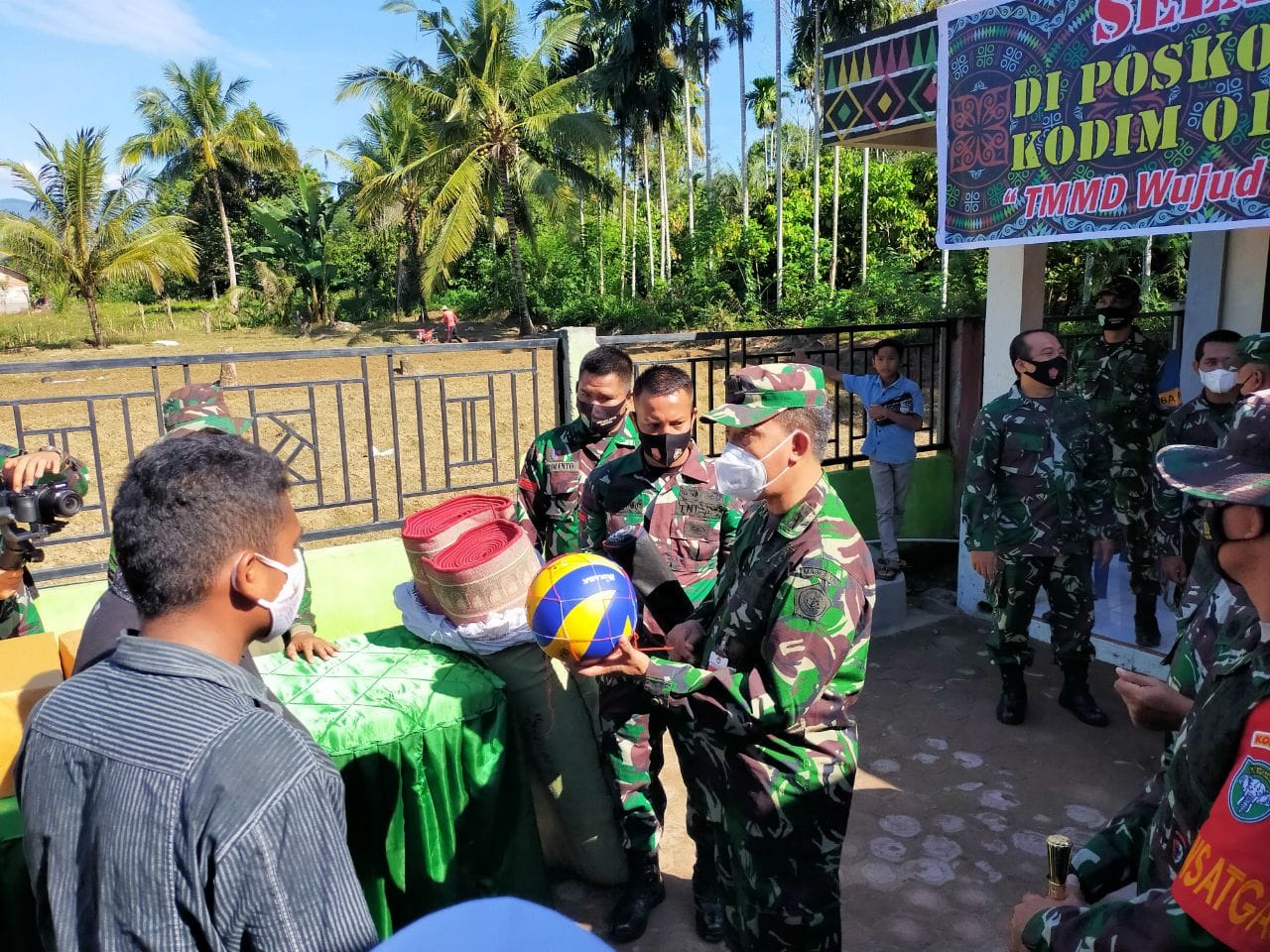 Dansatgas Paparkan Pada Tim Wasev Pelaksanaan TMMD Berlangsung
