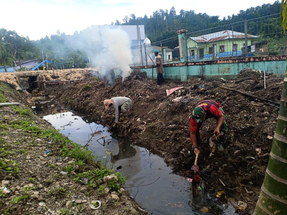 Kapendam IM: Satgas TMMD Kodim 0115/Simeulue Laksanakan Kerja Bakti Bersama Masyarakat