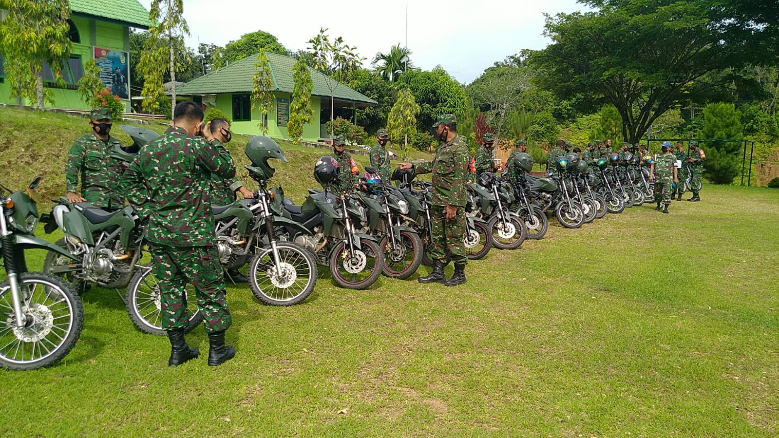 Kodim 0110/Abdya Melaksanakan Pengecekan Kendaraan Dinas