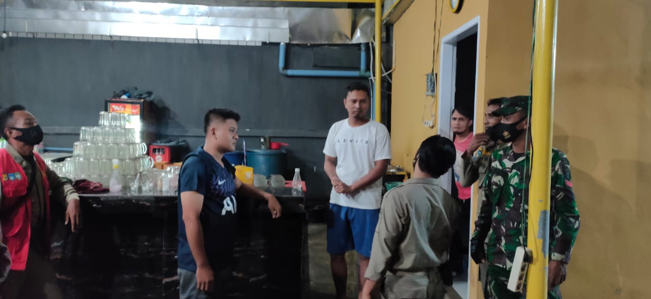 TNI – POLRI dan Satpol PP Gelar Razia Pendisiplinan Prokes di Kota Langsa
