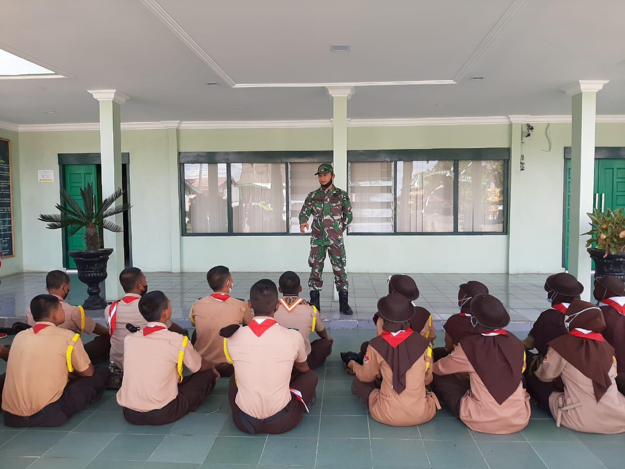 Kasdim Aceh Selatan Sambut Kedatangan Anggota Pramuka Dari Bumi Perkemahan Jantho