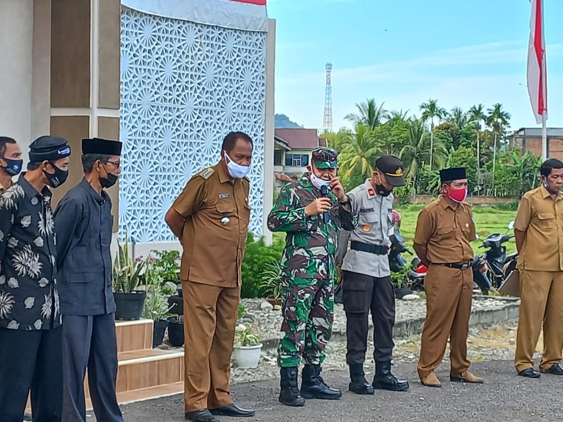Ikut Apel Bersama Dalam Rangka Cinta Tanah Air dan Rasa Kebangsaan, Ini kata Danramil 02/Lateng