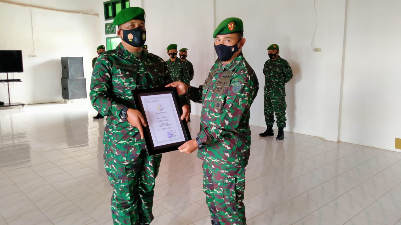 Dandim 0110/Abdya Pimpinan Koprapot Upacara Pindah Satuan