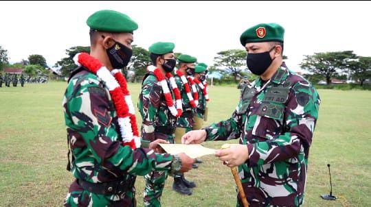 Dandim 0102/Pidie Sambut Kepulangan Personel dari Satgas Apter