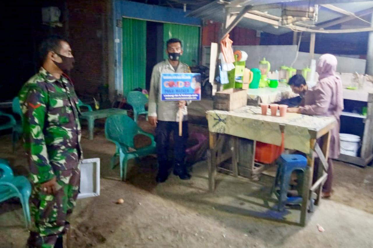 TNI Polri Wilayah Kota Banda Aceh dan Kabupaten Aceh Besar Gencar Patroli Prokes Covid 19