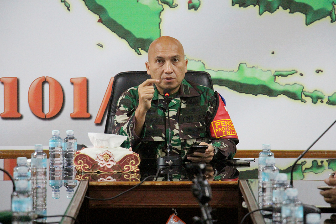 Kodim 0101/Aceh Besar Terus Awasi Prokes di Wilayah