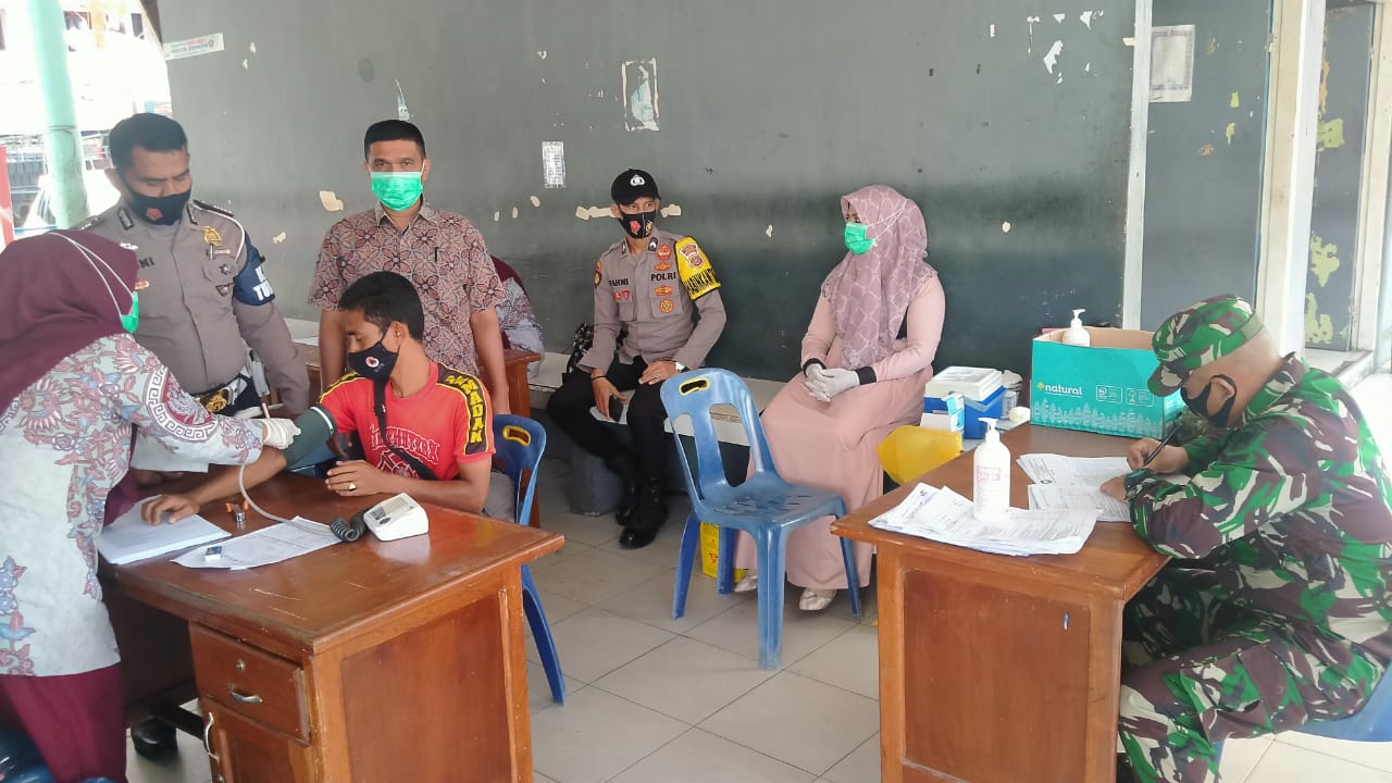 Tim Satgas Covid Abdya Kembali Gelar Serbuan Vaksin di Terminal Tipe B Kota Balangpidie