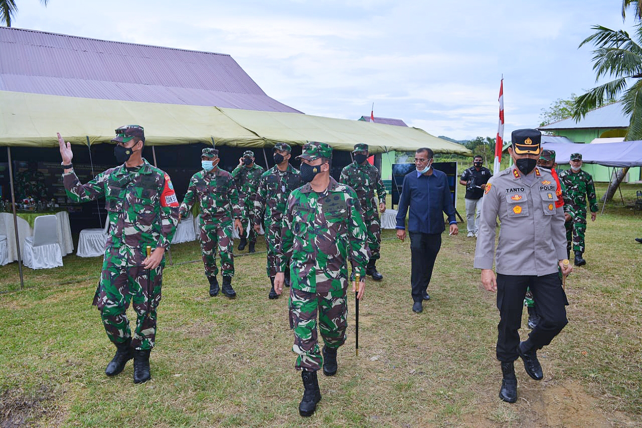Tinjau Lokasi TMMD Kodim 0103/Aceh Utara, Pangdam IM: Semoga Kemanunggalan TNI dan Rakyat Terbentuk.