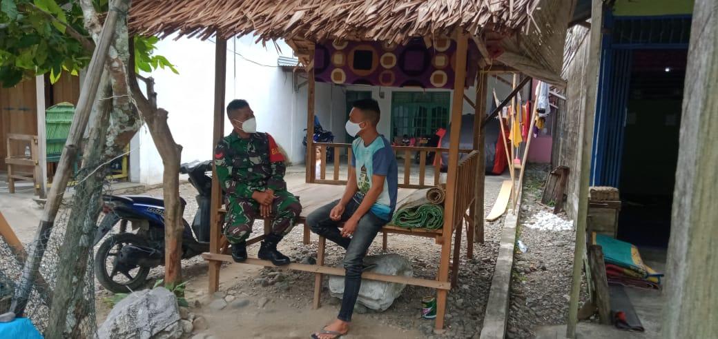 Melalui Silaturrahmi, Koptu Baihaqi Ajak Warga Desa Binaan Ikut Aktif Menjaga Kamtibmas