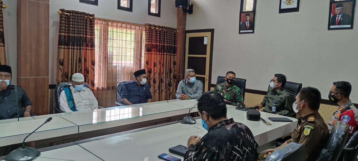 Forkopimda Nagan Raya Ikuti Video Converence Pengarahan Presiden RI