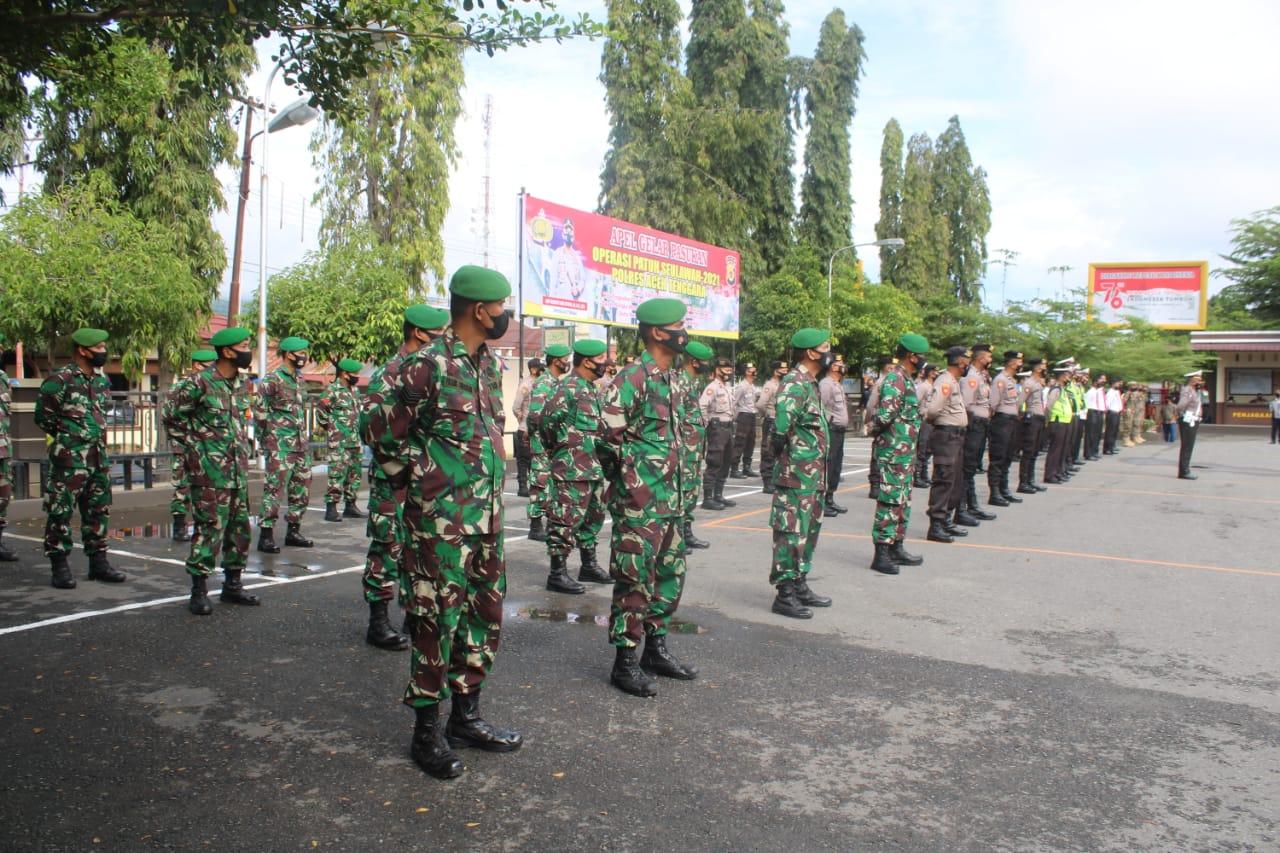 TNI-Polri Gelar Apel Pasukan Operasi Patuh Seulawah 2021