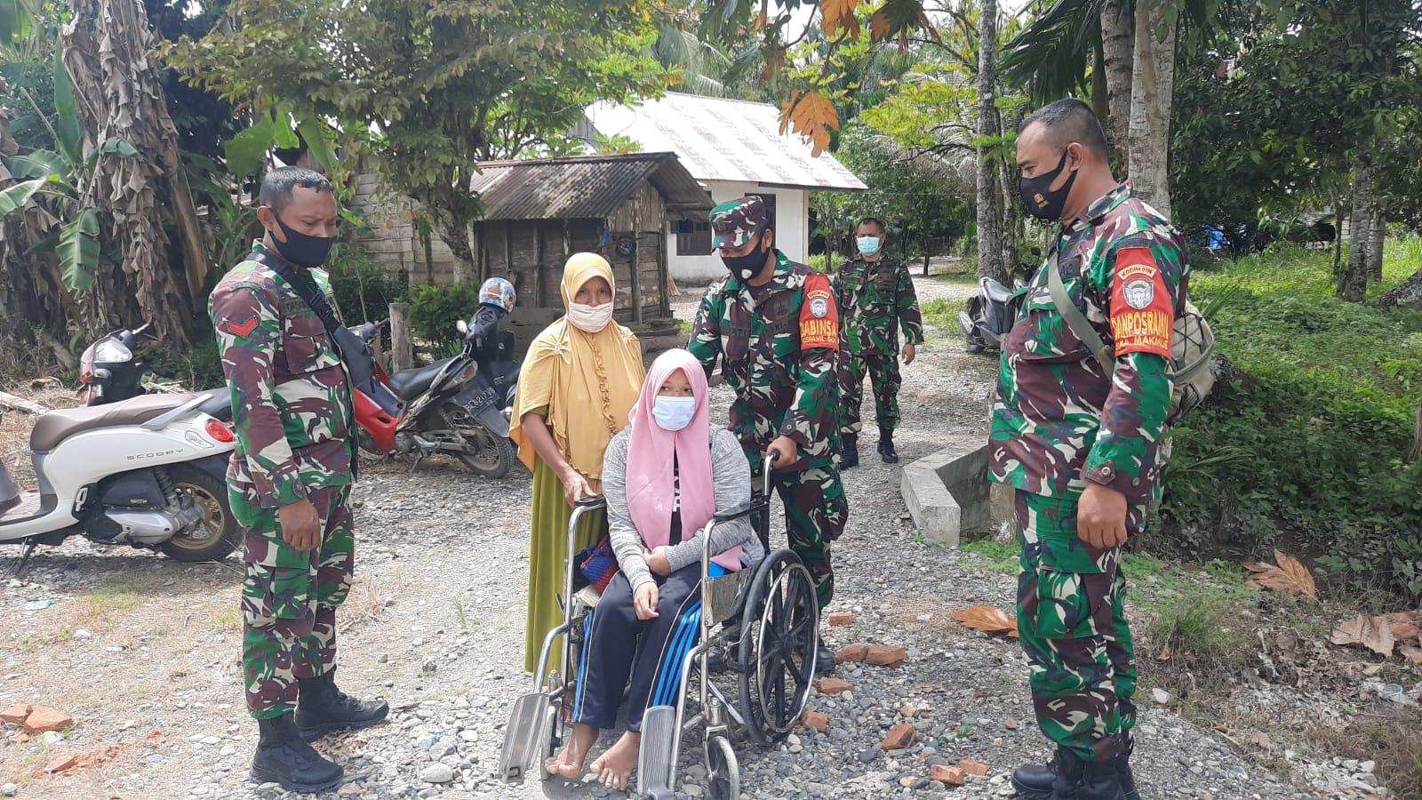 Posramil Suka Makmue Gelar Vaksin Door To Door, salah satunya Penderita Cacat