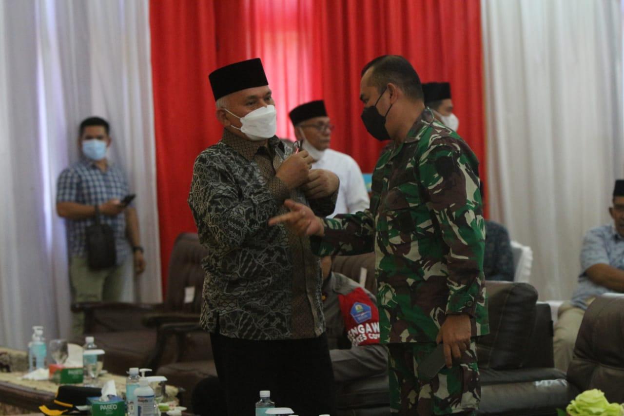 Dandim Aceh Selatan Hadiri Sosialisasi Peran Serta Pimpinan Pesantren Cegah Covid-19