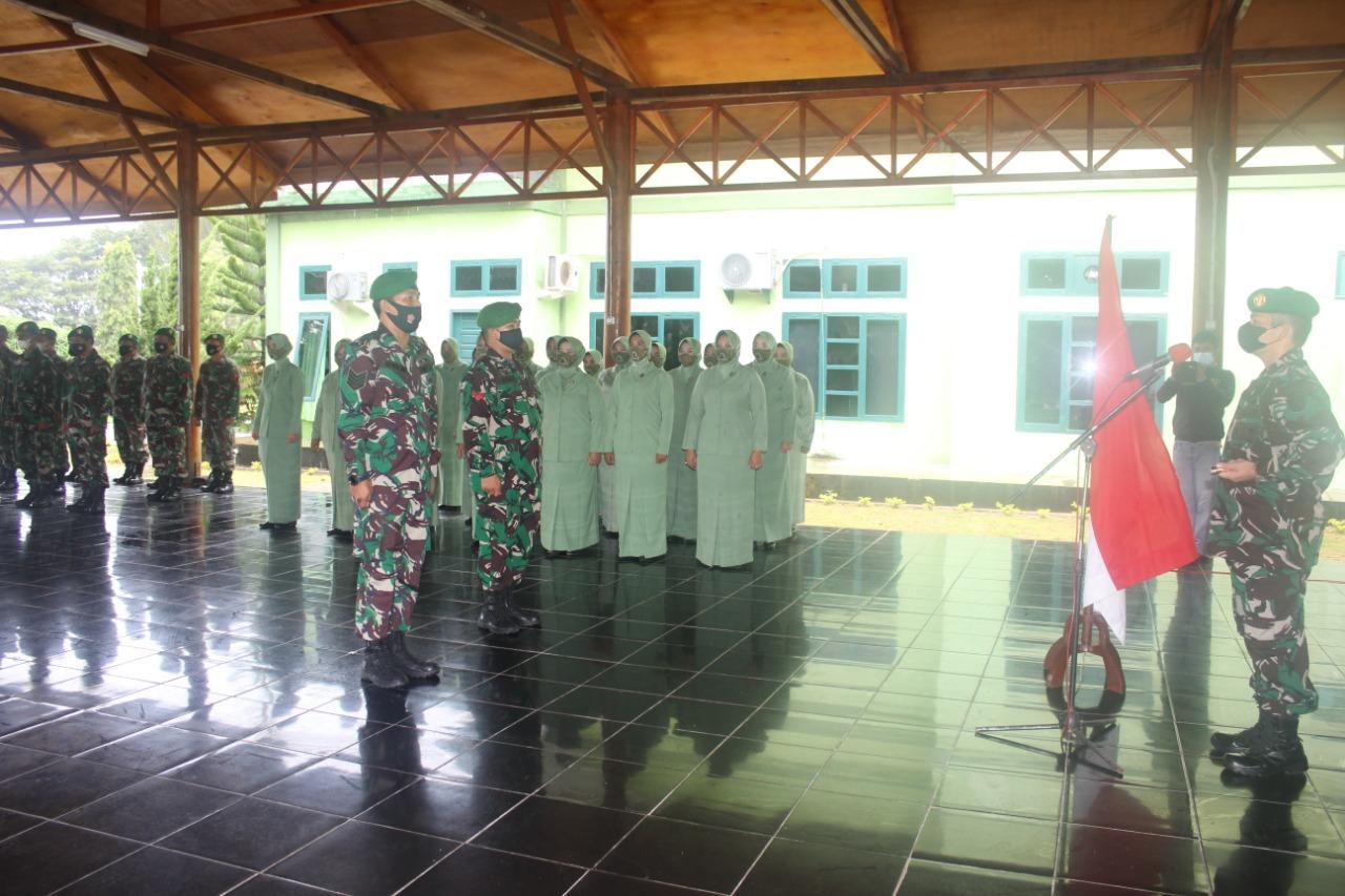 29 Personel Kodim Aceh Jaya Menerima Kenaikan Pangkat