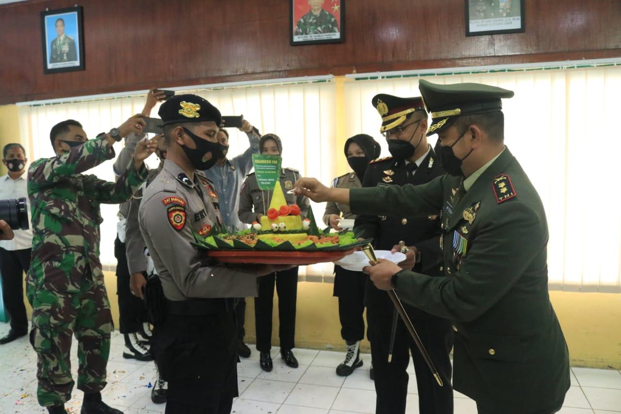 Secara Virtual, Dandim Bersama Forkopinda Aceh Selatan Ikuti Peringatan HUT ke-76 TNI di Makodim Asel