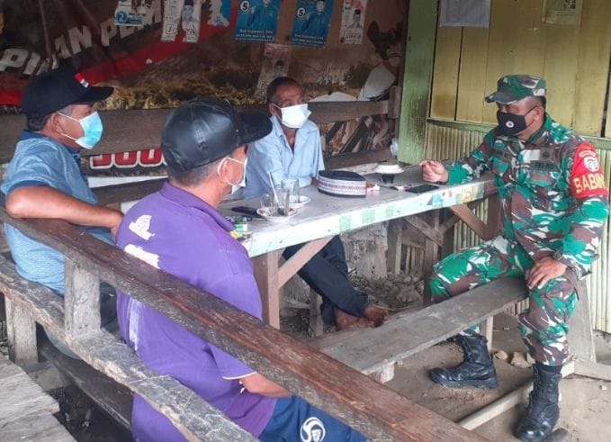 Segelas Kopi Hangatkan Silaturrahmi TNI Dengan Warga Binaan