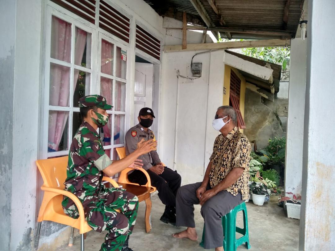 Ajak Jaga Kamtibmas, Babinsa dan Bhabinkamtibmas Sambangi Warga Binaan