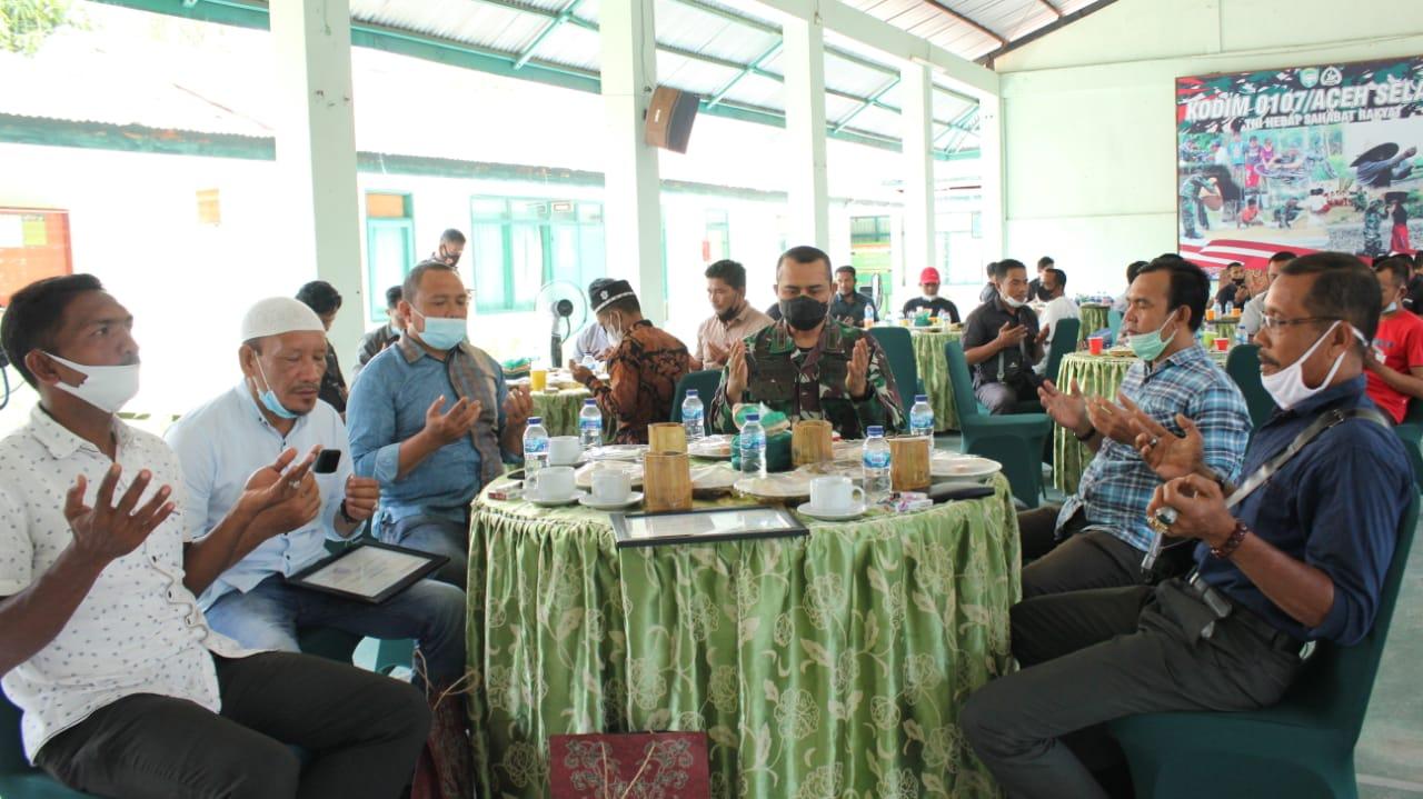 Dandim Asel Temu Ramah dan Jalin Silaturrahmi dengan Tokoh Masyarakat Aceh Selatan