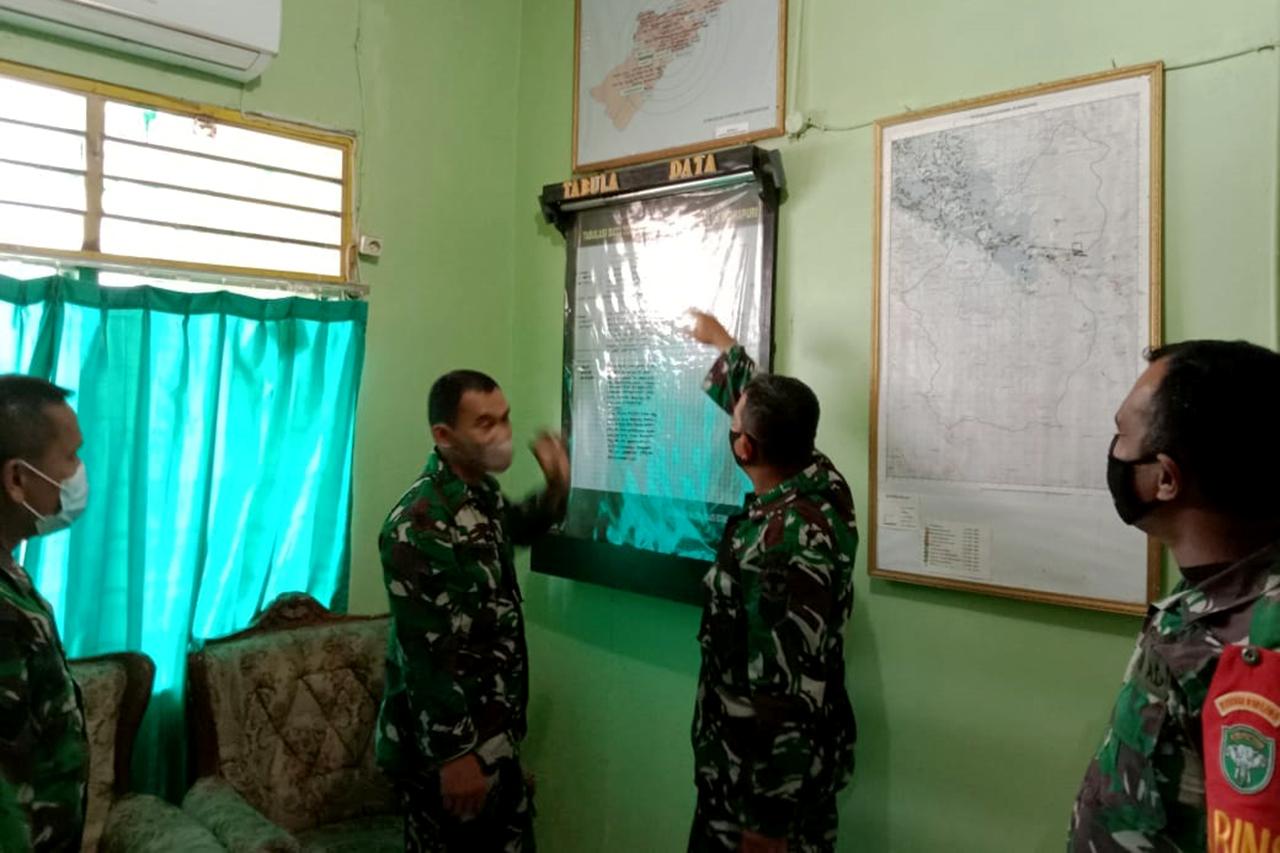 Tim Wasev Kodim Aceh Besar Tinjau Kegiatan Talak Binter Koramil, Ini Tujuannya