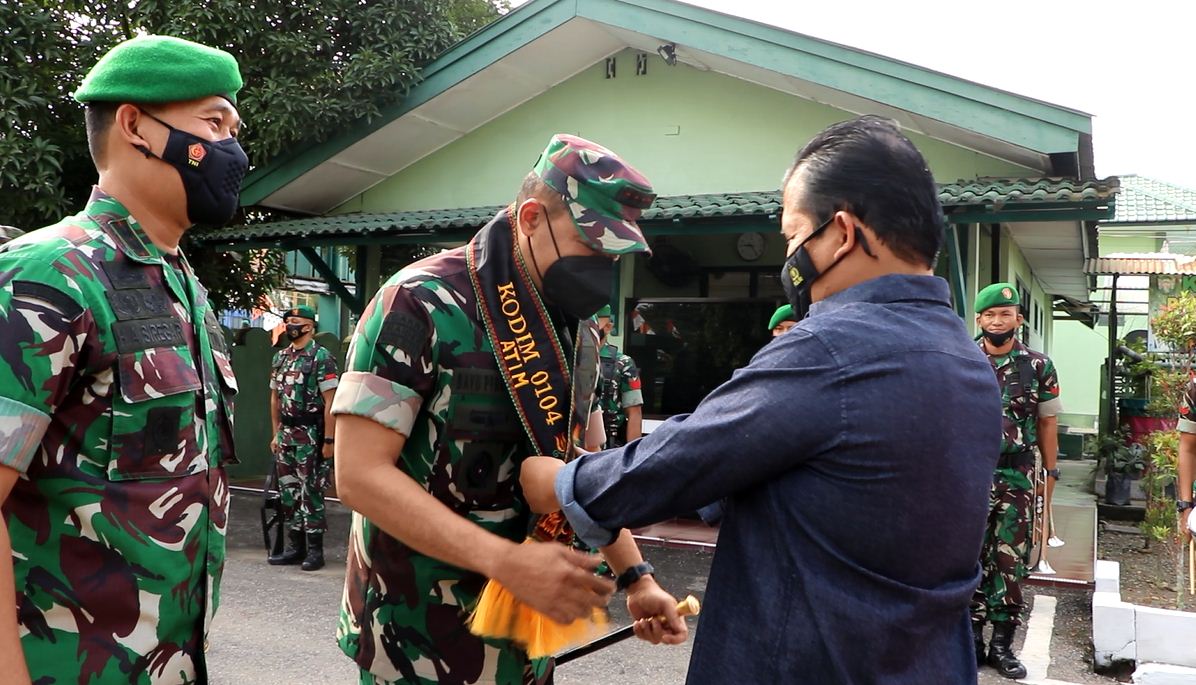 Forkopimda Langsa Sambut Kunjungan Danrem 011/LW di Makodim 0104/Atim