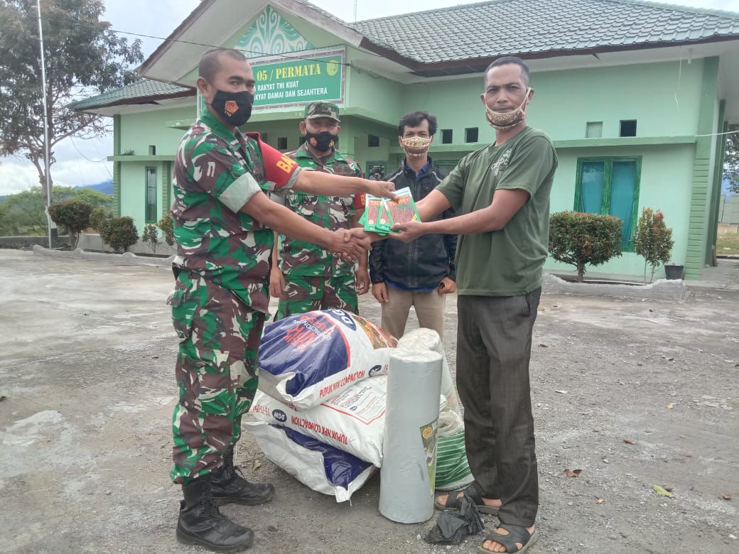 Dongkrak Ketahanan Pangan, Kodim 0119/BM Salurkan Bantuan Pangdam IM