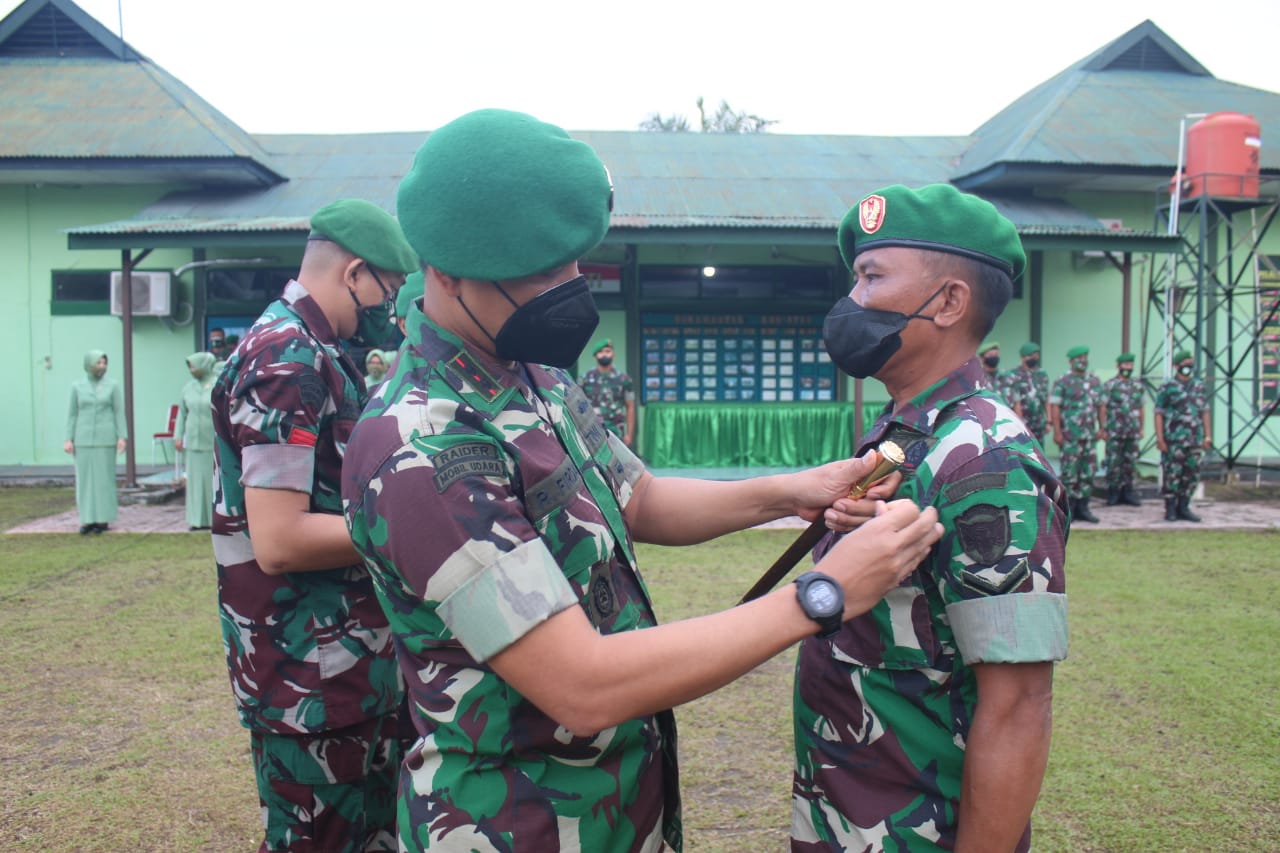 Dandim 0108/Agara Pimpin Upacara Tradisi Penerimaan Anggota Baru