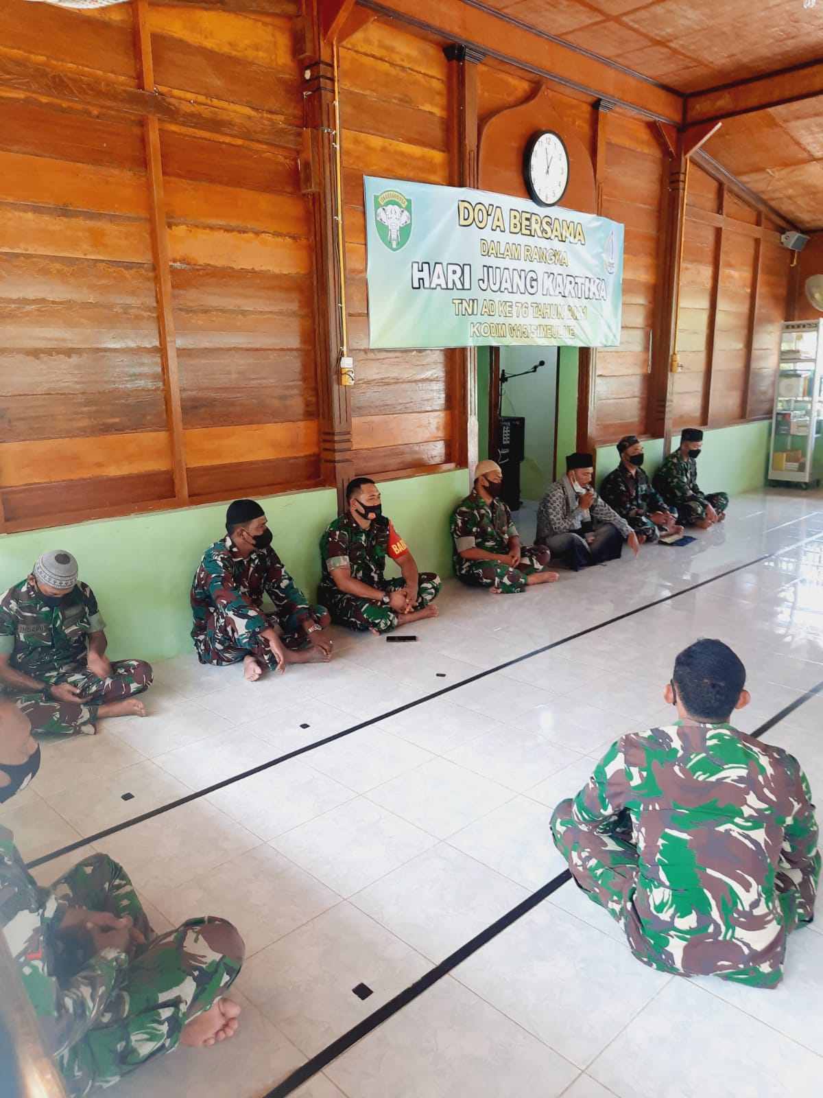 Memperingati Hari Juang TNI AD Kodim 0115/Simeulue melaksanakan Do’a Bersama