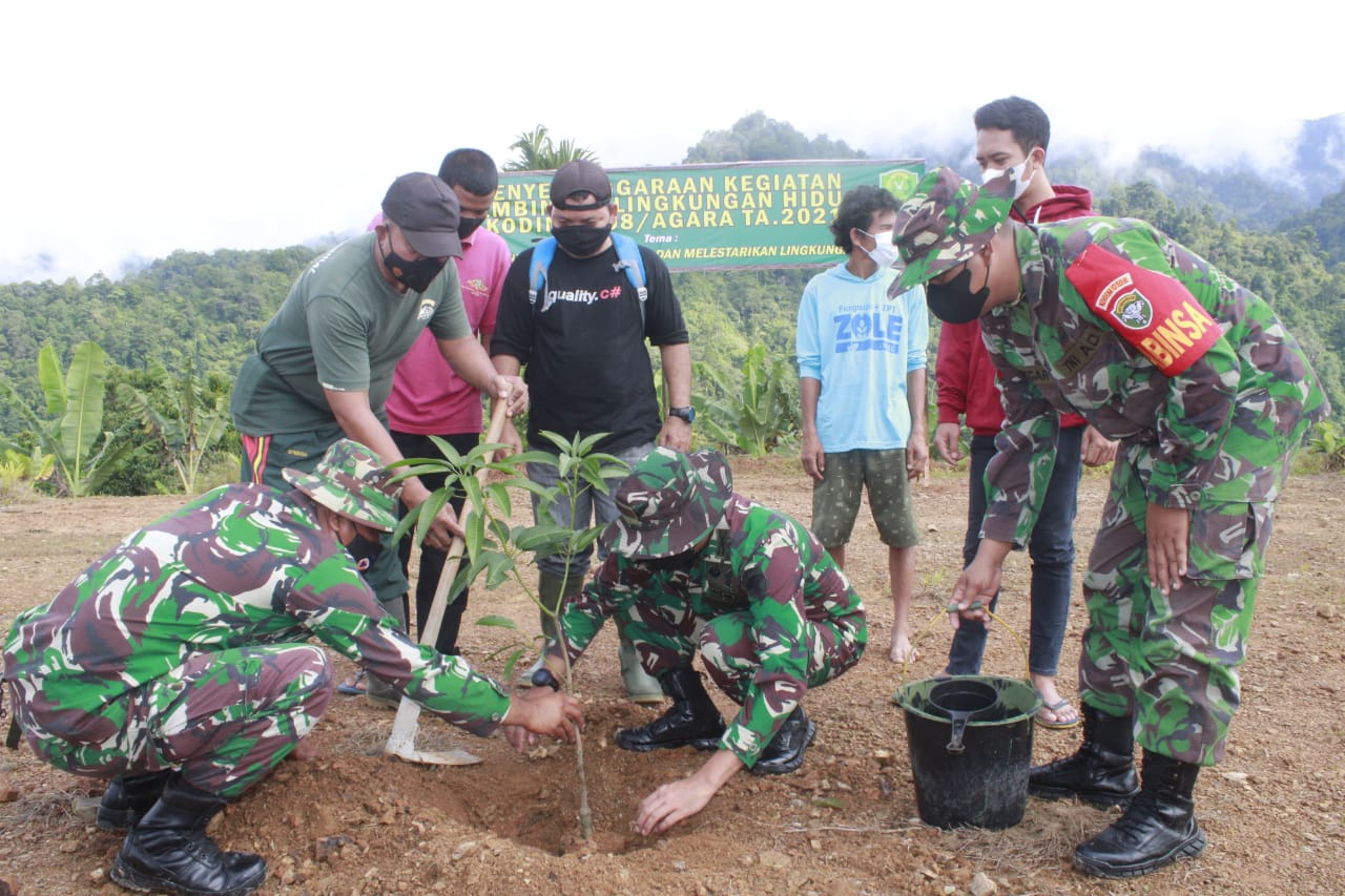 Dandim Agara: Tanaman Keras Cocok Ditanam di Hutan Lindung