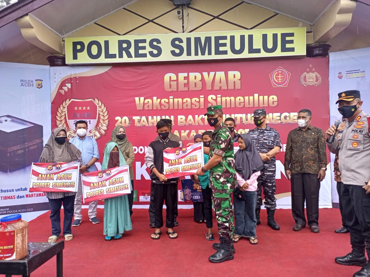 Gebyar Vaksin TNI – POLRI untuk capai target Herd Immunity
